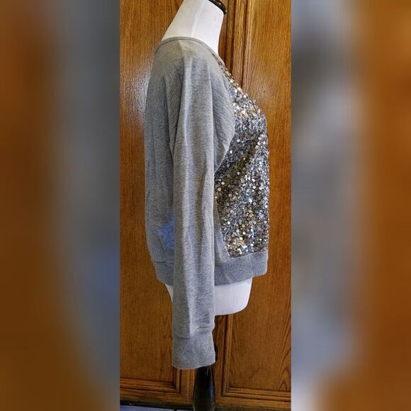 VINCE long sleeve sparkled shirt. - Picture 4 of 6